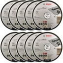 BOSCH SADA 10 KORUNDOVÝCH KOTOUČOV na rezanie ocele 125/1,0 mm