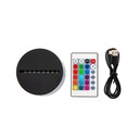Stojan na LED lampu + usb kábel + diaľkové ovládanie