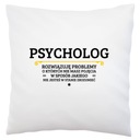 Psychológ rieši problémy Biely vankúš