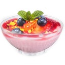 Nádoby na mini dezerty, plastové poháre, 24x60ml