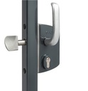 Zámok pre posuvné brány Anthracite Locinox 60mm