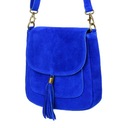 Dámska kožená kabelka Suede retro messenger bag