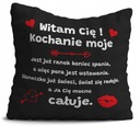 VALENTÍNSKY VANKÚŠ LÁSKA 40 CM XL DARČEK PRE JEJ MENO VALENTÍNSKE VZORY