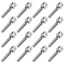 Skrutky na disky kolies M12x1,25 kužeľový kľúč 17 60mm