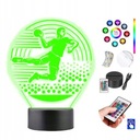 Stolná lampa na hádzanú, 16 farieb. LED PLEXIDO