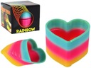 Ikonický doplnok na upokojenie srdca Rainbow Spring 6 cm