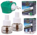 ELEKTRO komár MUGGA + 2 x 35ml kartuša REPELLER na kontakt SET