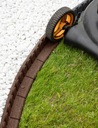 Záhradná obruba trávnika pre kosačku na trávu, 4 kolíky