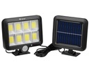 Solárna LED LAMPA SO SNÍMAČOM POHYBU SÚMRAK, Fasáda Záhrada, Balkón