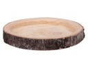 Drevený tanier, drevený podnos, 28 cm, dekorácia, suchý podstavec