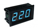 PANEL LCD VOLTMETER MODRÝ AC 30-500V