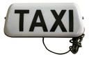 KOHÚT TAXI LAMPA BIELA ​​BIELA ​​12V SZPAKÓWKA MAGNET