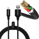 VYSTUŽENÝ MIKRO USB QC3.0 KÁBEL RÝCHLONABÍJANIA