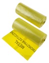 Plastové vrecká na triedenie PLAST 120L (žlté) 10 ks.