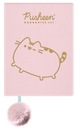 Pusheen mačička ružový plyšový diár s brmbolcom St.Maje
