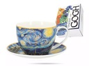 Šálka ​​s podšálkou Van Gogh Starry Night 250 ml CARMANI porcelán