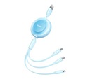 Baseus USB - microUSB/Lightning/USB-C kábel 1,1 m