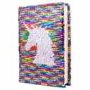 UNICORN SEQUIN NOTEBOOK A5 obojstranné Notebooky