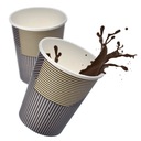 Papierové poháre na studené teplé nápoje 240ml, 50 kusov + poplatok za SUP