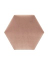 Stegu čalúnenie nástenných panelov Mollis Hexagon Pink