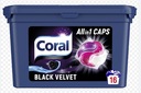 Coral Black Velvet Laundry Capsules 16 kusov DE