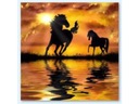 Diamantová výšivka Mozaiková maľba HORSE PUZZLE