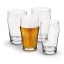 Súprava pohárov na pivo, hrnček 4x, sklo SHOW