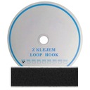 Suchý zips s lepiacou páskou 16 mm čierna chmýří 25 MB