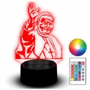 LED POPE JOHN PAUL THE SECOND 2 TVARE 3D NOČNÍ LAMPA