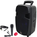Karaoke Bluetooth USB stĺpik FM rádio + mikrofón