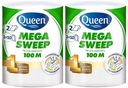 2x kuchynská papierová utierka QUEEN MEGA SWEEP 100