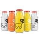 50x Fľaša KUBUŚ 330ml s POTLAČOU FĽAŠE JUICE