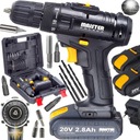 VŔTAČKA, SKRUTKOVAČ 20V KUFRE 2x 2,8AH + PRÍSL.