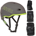 RAVEN Set F511 Grey/Lime M prilba + Dexard M chrániče