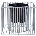 GABION ZÁHRADNÝ ČREVÍN OCEL 48CM, POZINK