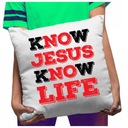 Vtipný vankúš Know Jesus Know Life Priest