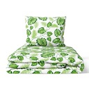 KÔRA KÔRA 200x220cm PREMIUM 100% BAVLNA KÔRA Zelené palmové listy