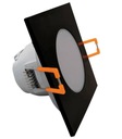 Zápustné LED kúpeľňové svietidlo IP65 čierne 8W NW 580lm 4000K