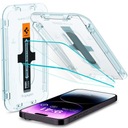 2x tvrdené sklo Spigen pre iPhone 14 Pro, s montážnym rámikom, sklo