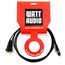 Jack 3,5 stereo-2x RCA Watt Audio 2M kábel
