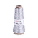 Cordonek Yarnart Paillettes 50 g 800 m farbu 8001 striebro