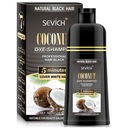 Čierny šampón 500 ml farbiaci kokosový odmasťovač
