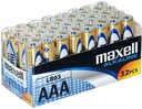 32x MAXELL Alkalické batérie AAA LR3 R3