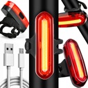 LED COB USB ZADNÁ BICYKLE LAMPA VÝKONNÁ 15H 120LM