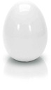 Biela keramická figúrka v tvare vajíčka, 15x20cm