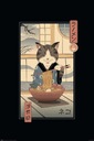 Vincent Trinidad Neko Ramen Ukiyoe - plagát