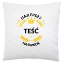 Najlepší svokor na svete Biely vankúš
