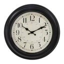 Nelson Black nástenné hodiny 40 cm závesné čierne