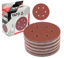 BRÚSNY KOTOUČ pre YT-09739 YT-09740 VELCRO P240 150mm 50ks YATO YT-834589