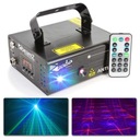 Dvojitý RGB Laser 12 GOBO DMX+ na diaľkové ovládanie DJ klubu